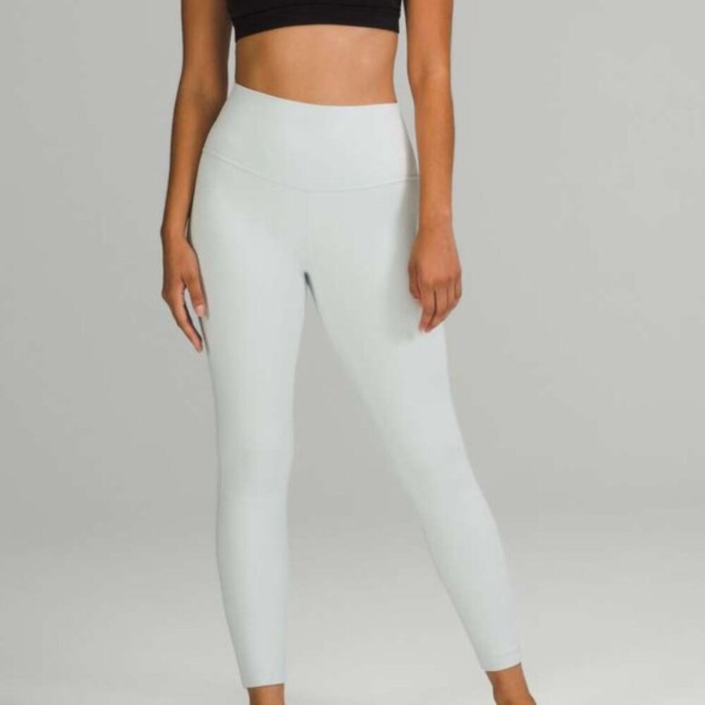 Lululemon Align High-Rise Pant 25" Ocean Air Size 6 EUC